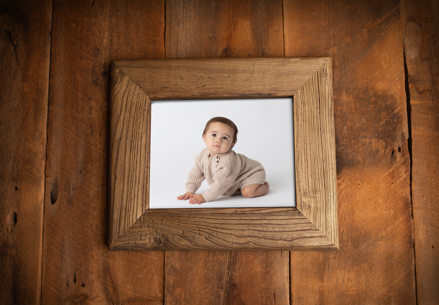 8x10 Rectangular Frame - Natural (Landscape)