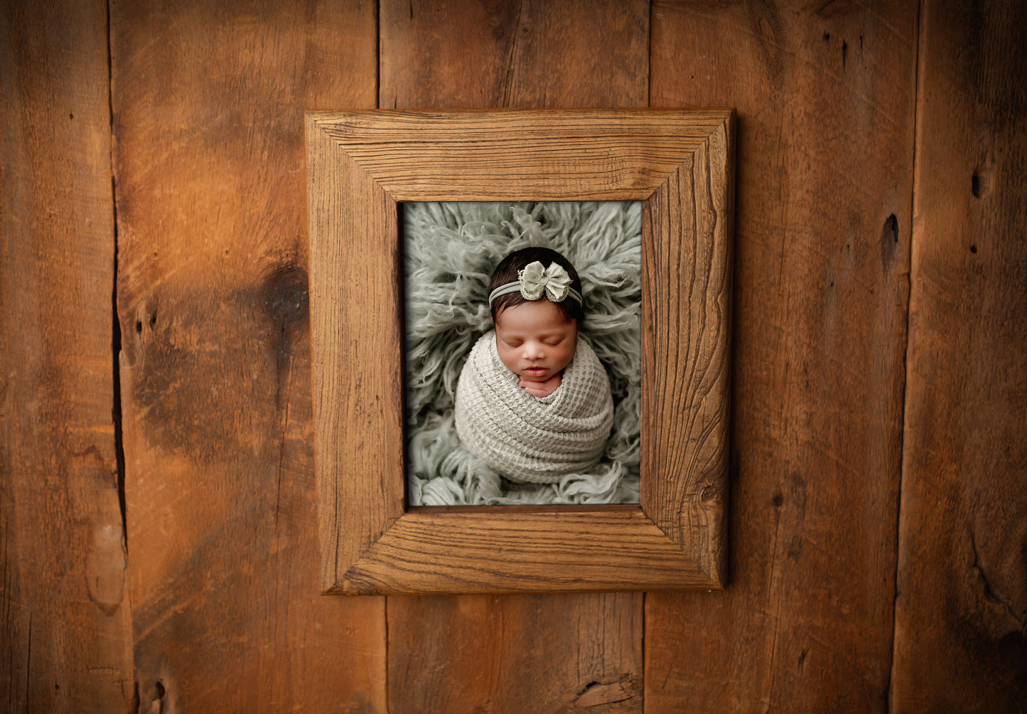 8x10 Rectangular Frame - Natural (Portrait)