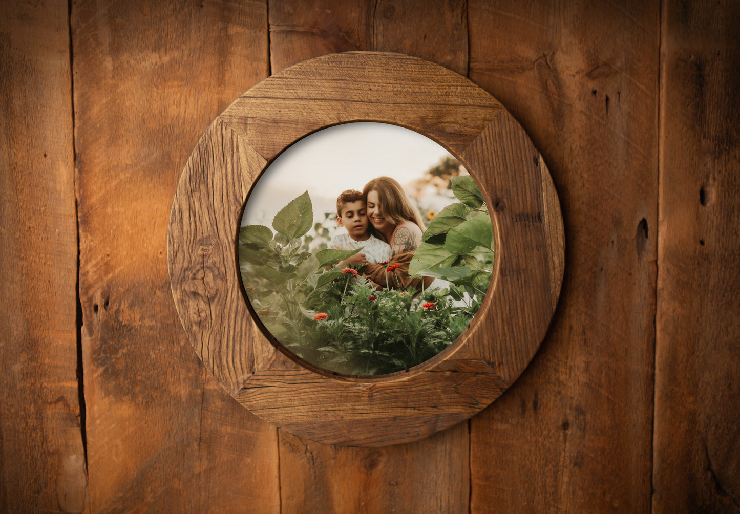 16" Round Frame - Natural