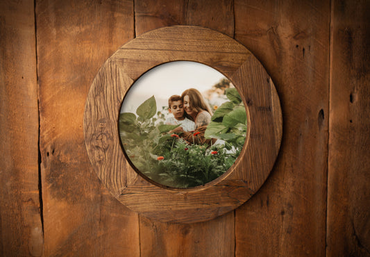 16" Round Frame - Natural